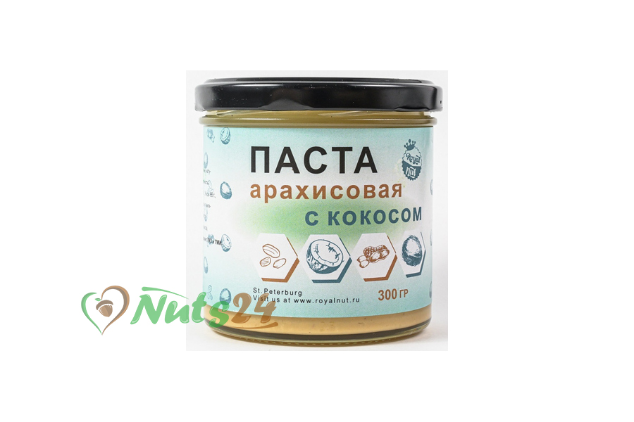 Паста арахисовая с кокосом 300 гр