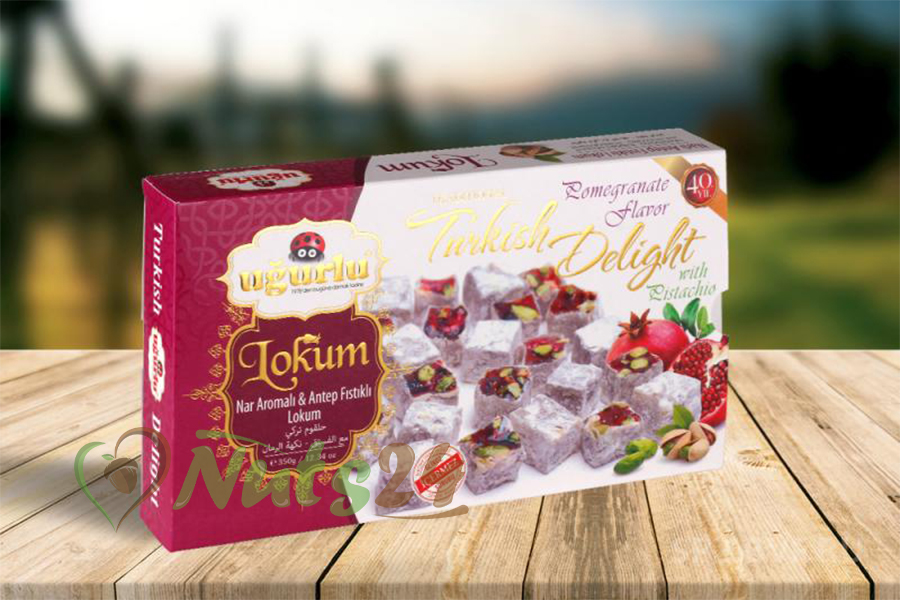 Лукум турецкий гранат/фисташка "Ugurlu" 180 гр