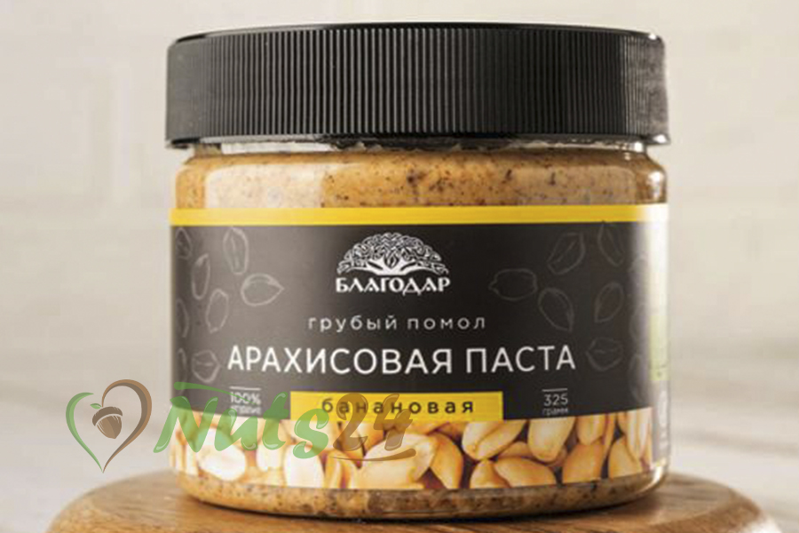 Паста арахисовая "Банановая" 325 гр