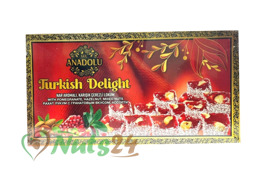 Лукум турецкий со вкусом граната  "ANADOLU" 300 гр
