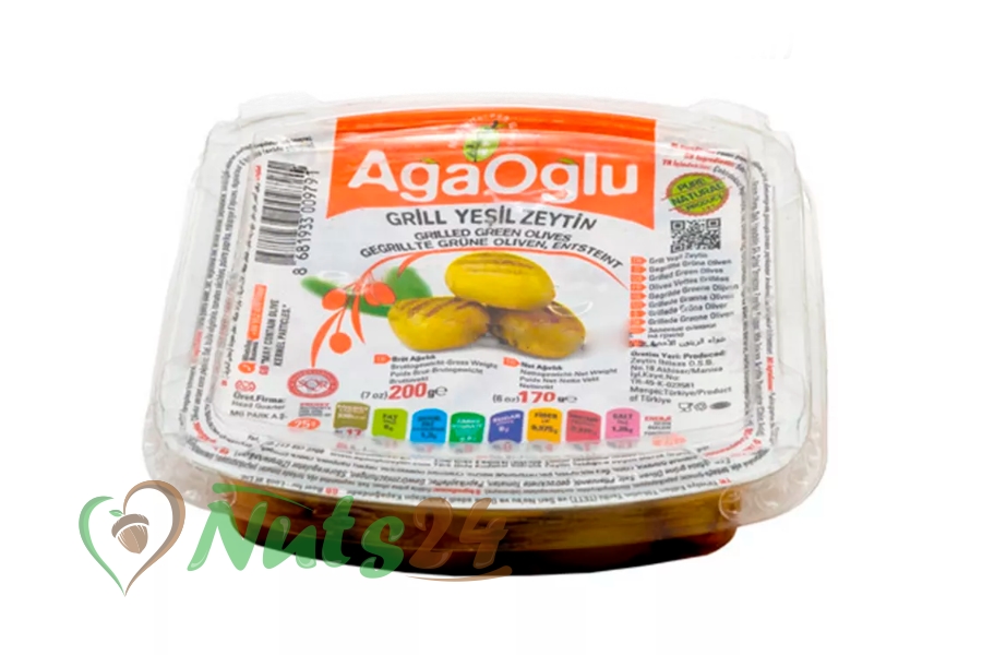 Турецкие оливки на гриле "Agaoglu" 170 гр